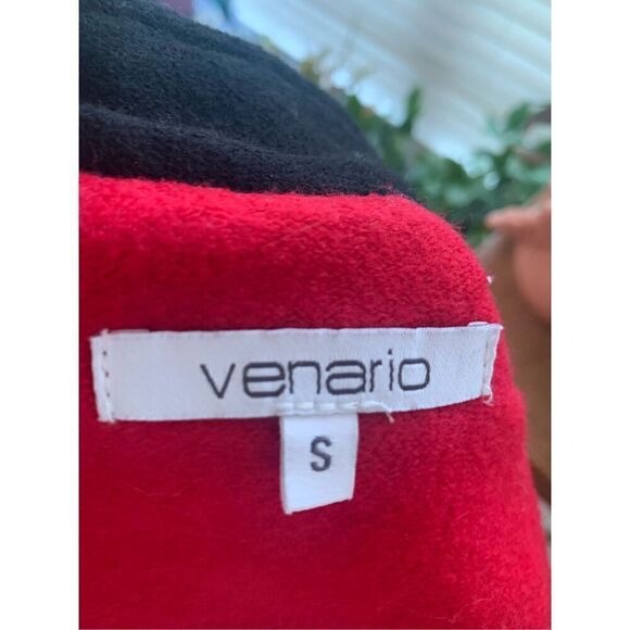 Vintage Venario Boiled Wool Red Jacket - Picture 6 of 7